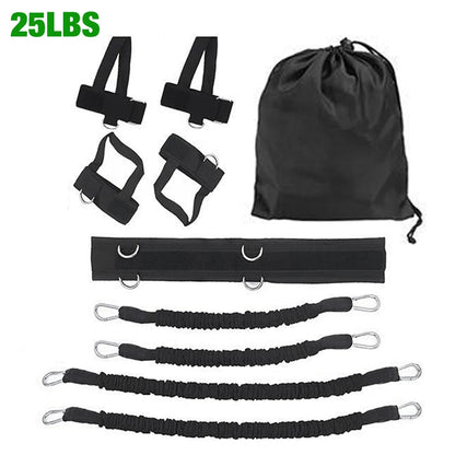 Fitness Boxing Training Resistance Band Set Stretching Strap Exercise Belt For Boxing Basketball Jump Strength Training