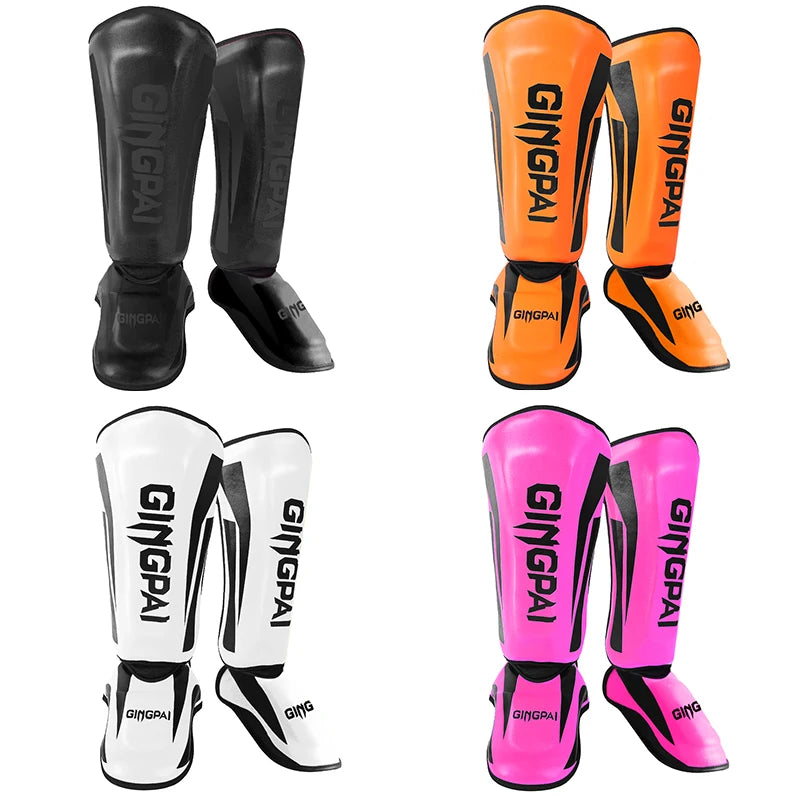 Kickboxing Boxing Shin Guard Pads Muay Thai Martial Arts