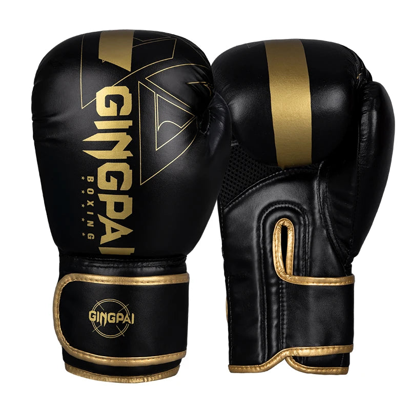 8/10/12/14oz Boxing Gloves PU Leather Muay Thai MMA Gloves