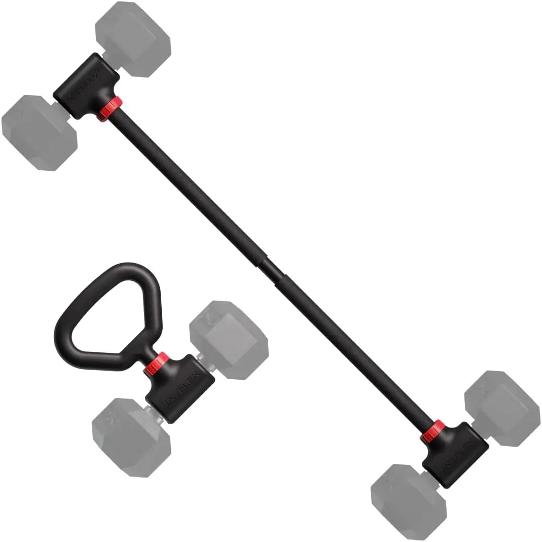 Dumbbell Converter - Convert Dumbbells to Barbell Set and Kettlebell for Home Fitness