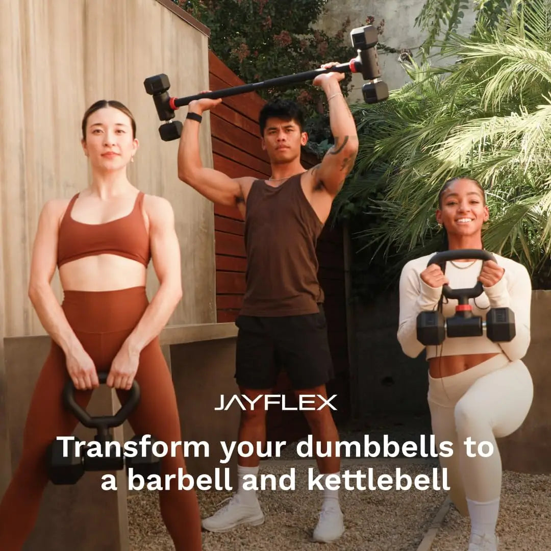 Dumbbell Converter - Convert Dumbbells to Barbell Set and Kettlebell for Home Fitness