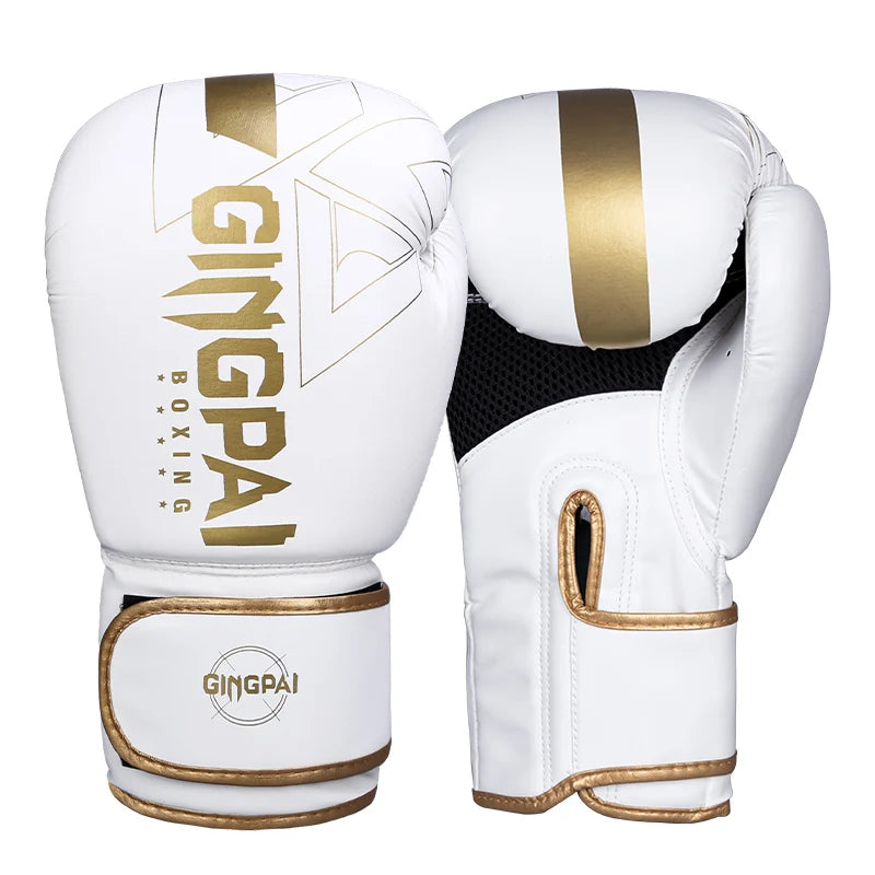 8/10/12/14oz Boxing Gloves PU Leather Muay Thai MMA Gloves